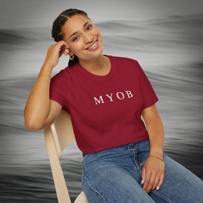 "MYOB" Hissyfit Unisex Tee